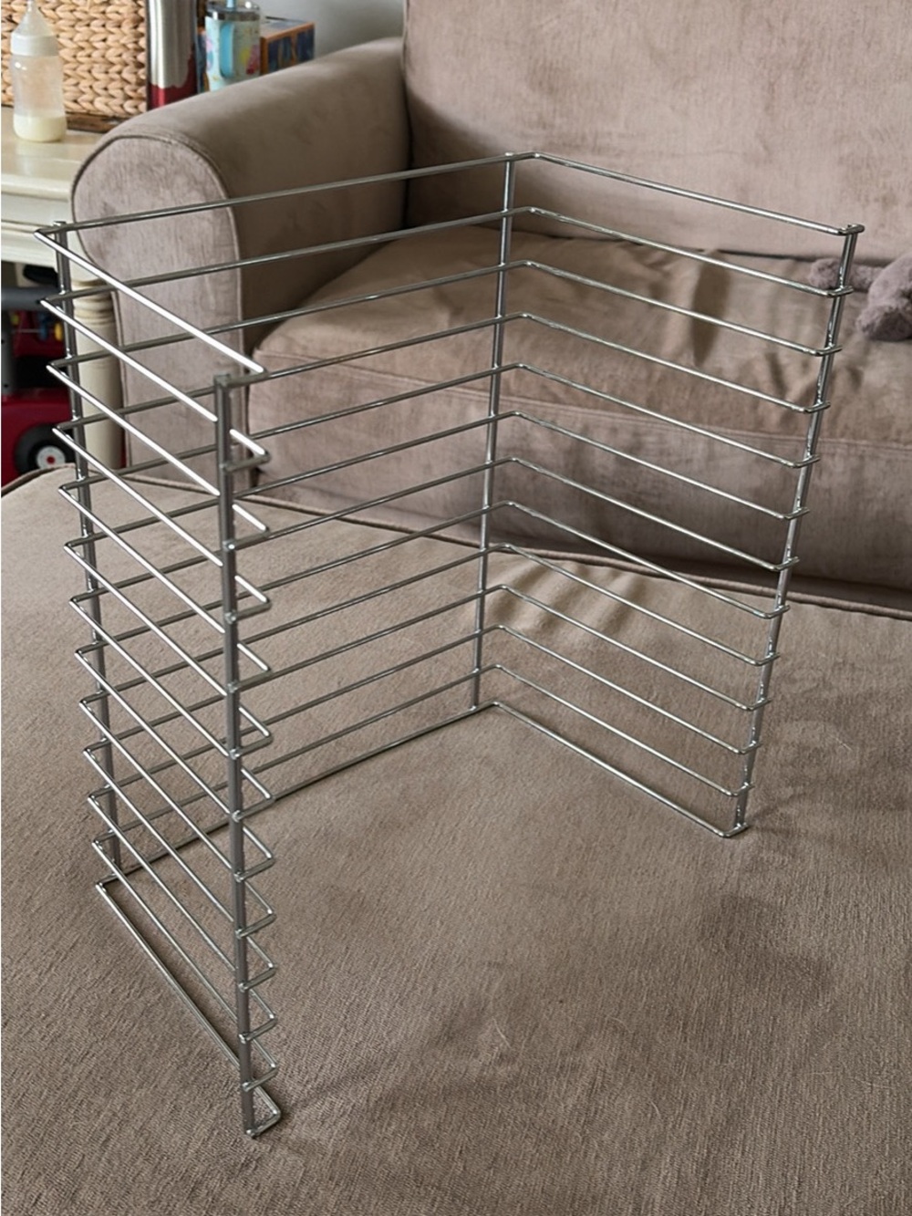 Montessori Wire Puzzle Rack - Silver